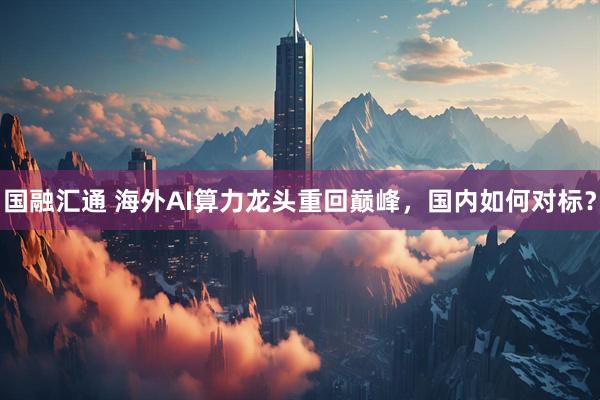 国融汇通 海外AI算力龙头重回巅峰，国内如何对标？