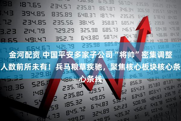 金河配资 中国平安多家子公司“将帅”密集调整，人数前所未有！兵马粮草疾驰，聚焦核心板块核心条线